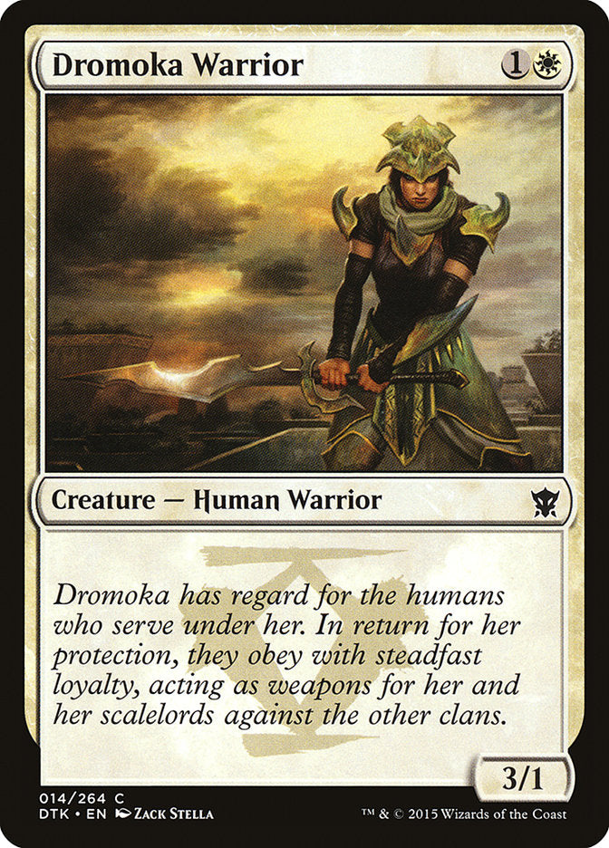 Dromoka Warrior [Dragons of Tarkir] | PLUS EV GAMES 