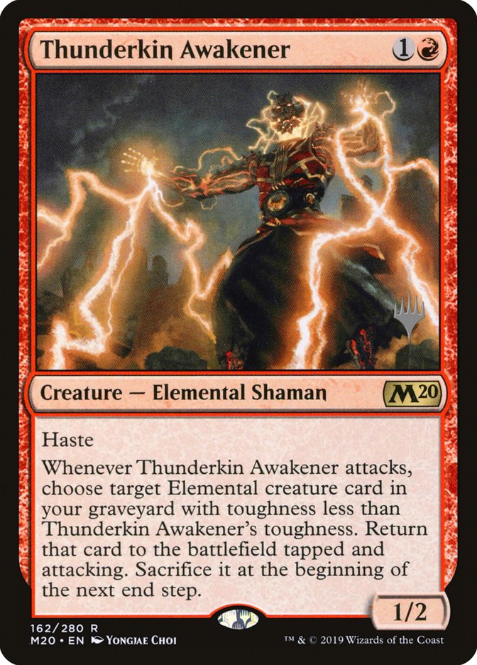 Thunderkin Awakener (Promo Pack) [Core Set 2020 Promos] | PLUS EV GAMES 