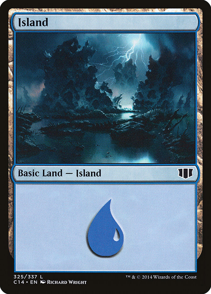 Island (325) [Commander 2014] | PLUS EV GAMES 