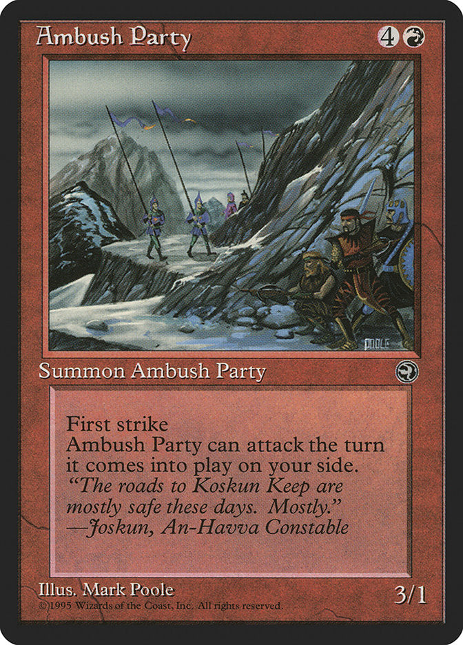 Ambush Party (Joskun Flavor Text) [Homelands] | PLUS EV GAMES 