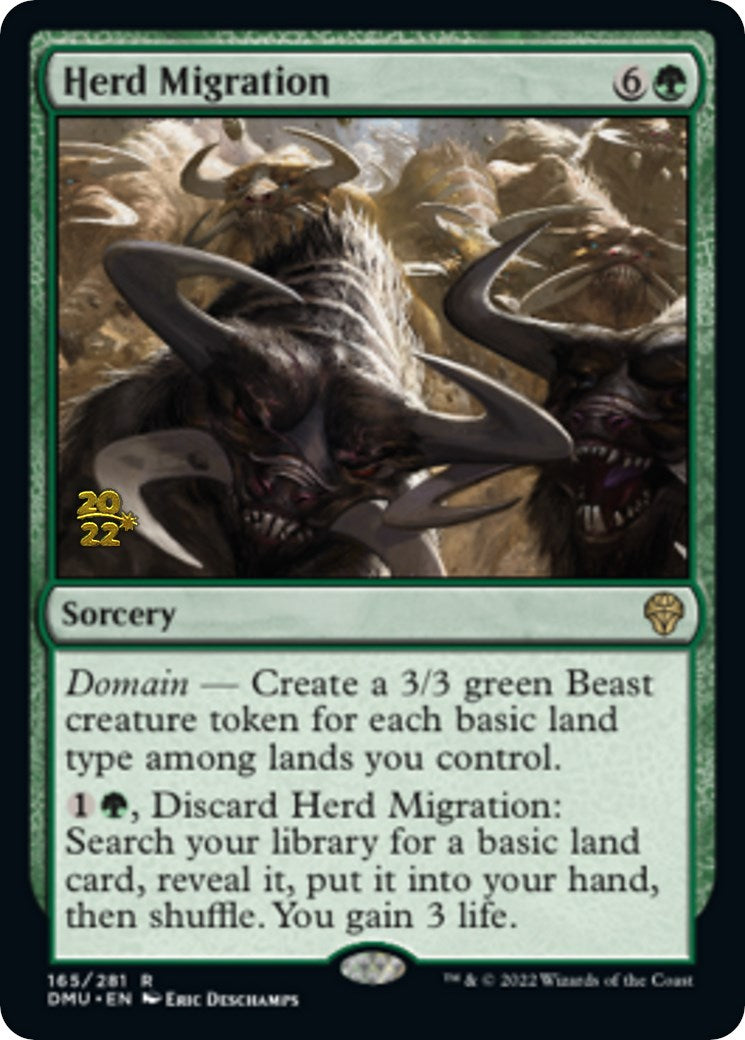 Herd Migration [Dominaria United Prerelease Promos] | PLUS EV GAMES 