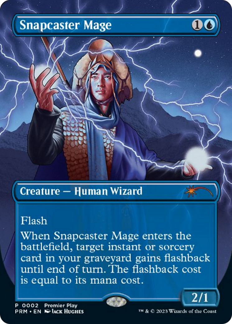 Snapcaster Mage (Borderless Alternate Art) [Regional Championship Qualifiers 2023] | PLUS EV GAMES 