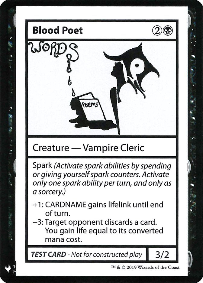 Blood Poet [Mystery Booster Playtest Cards] | PLUS EV GAMES 