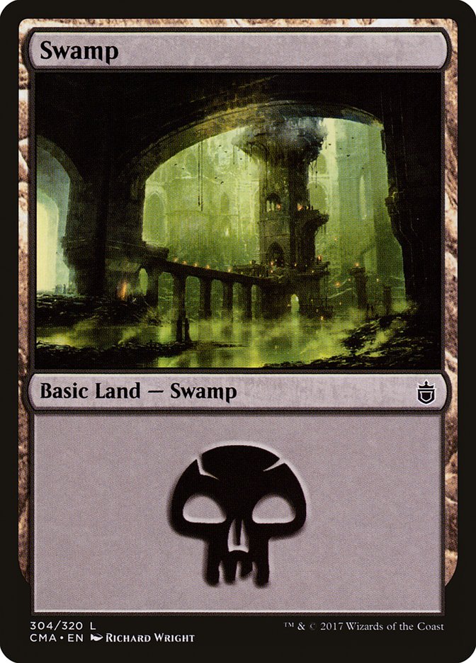 Swamp (304) [Commander Anthology] | PLUS EV GAMES 