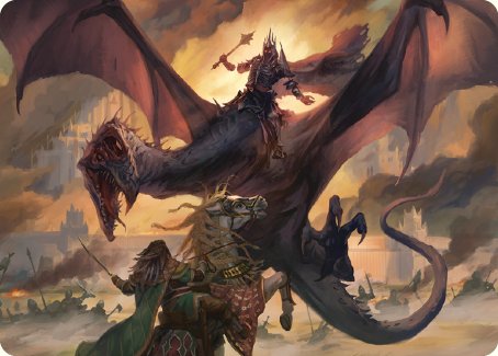 Witch-king, Bringer of Ruin Art Card [The Lord of the Rings: Tales of Middle-earth Art Series] | PLUS EV GAMES 