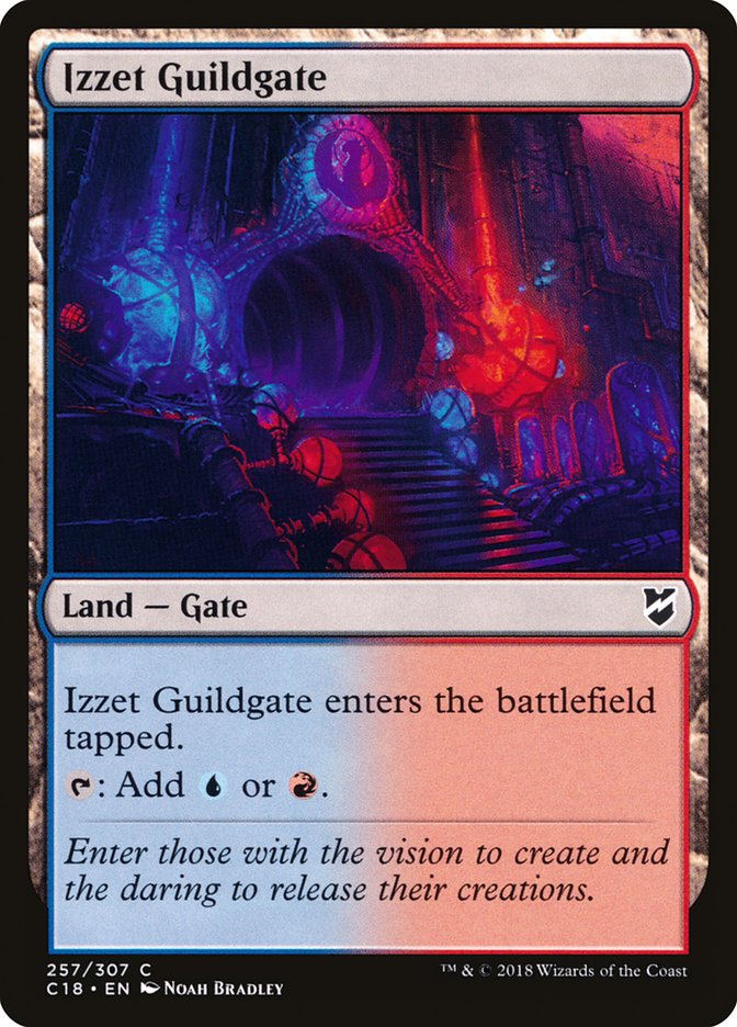 Izzet Guildgate [Commander 2018] | PLUS EV GAMES 