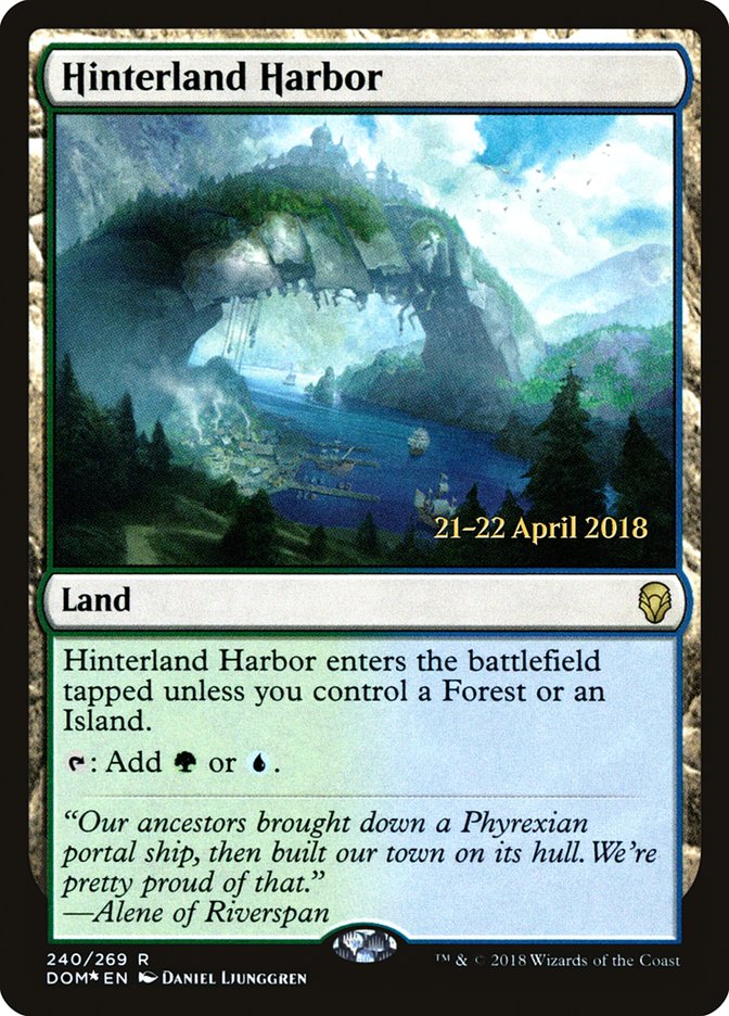 Hinterland Harbor  [Dominaria Prerelease Promos] | PLUS EV GAMES 