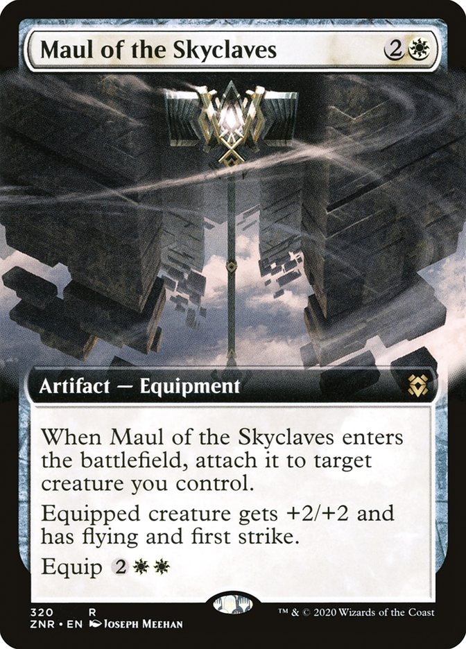 Maul of the Skyclaves (Extended) [Zendikar Rising Extended Art] | PLUS EV GAMES 