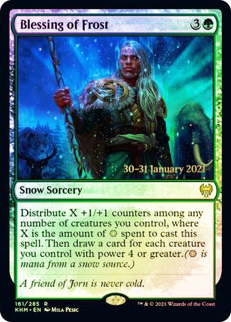 Blessing of Frost  [Kaldheim Prerelease Promos] | PLUS EV GAMES 