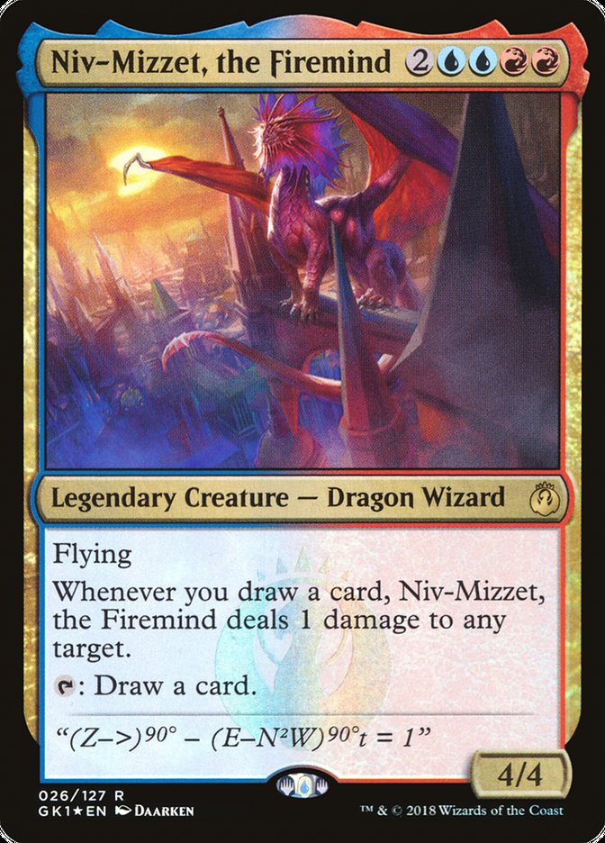 Niv-Mizzet, the Firemind [Guilds of Ravnica Guild Kit] | PLUS EV GAMES 