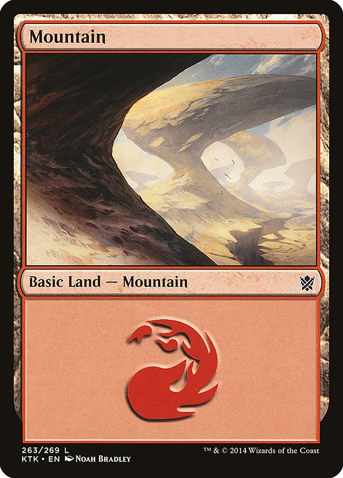 Mountain (263) [Khans of Tarkir] | PLUS EV GAMES 