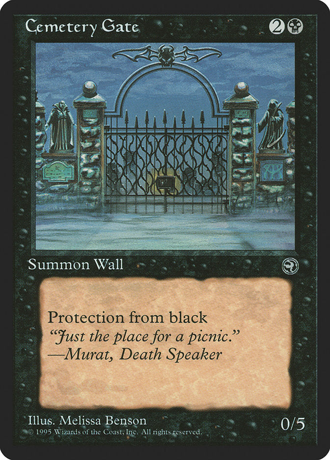 Cemetery Gate (Murat Flavor Text) [Homelands] | PLUS EV GAMES 