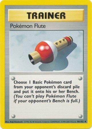 Pokemon Flute (86/102) [Base Set Unlimited] | PLUS EV GAMES 