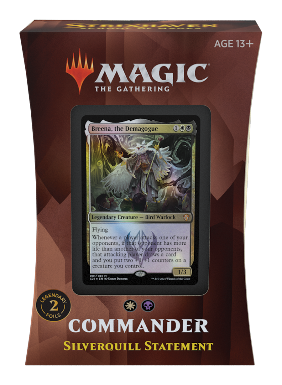 Strixhaven - School of Mages Commander Decks | PLUS EV GAMES 