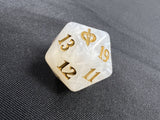 March of the Machine Gold on Pearl Oversized Spindown Die