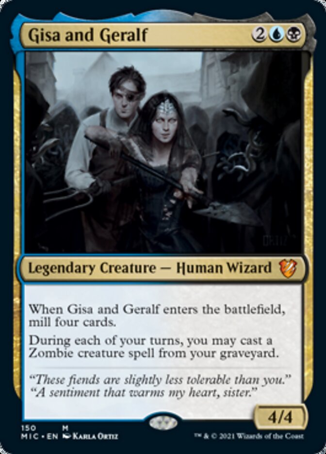 Gisa and Geralf [Innistrad: Midnight Hunt Commander] | PLUS EV GAMES 