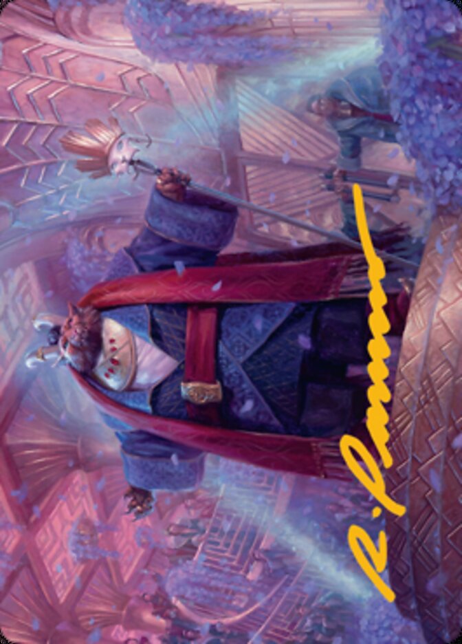 Jetmir, Nexus of Revels 1 Art Card (Gold-Stamped Signature) [Streets of New Capenna Art Series] | PLUS EV GAMES 