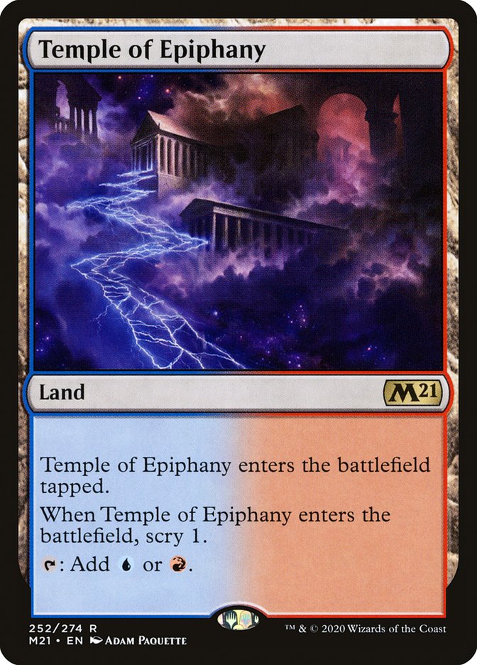 Temple of Epiphany [Core Set 2021] | PLUS EV GAMES 