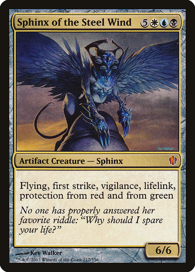 Sphinx of the Steel Wind [Commander 2013] | PLUS EV GAMES 