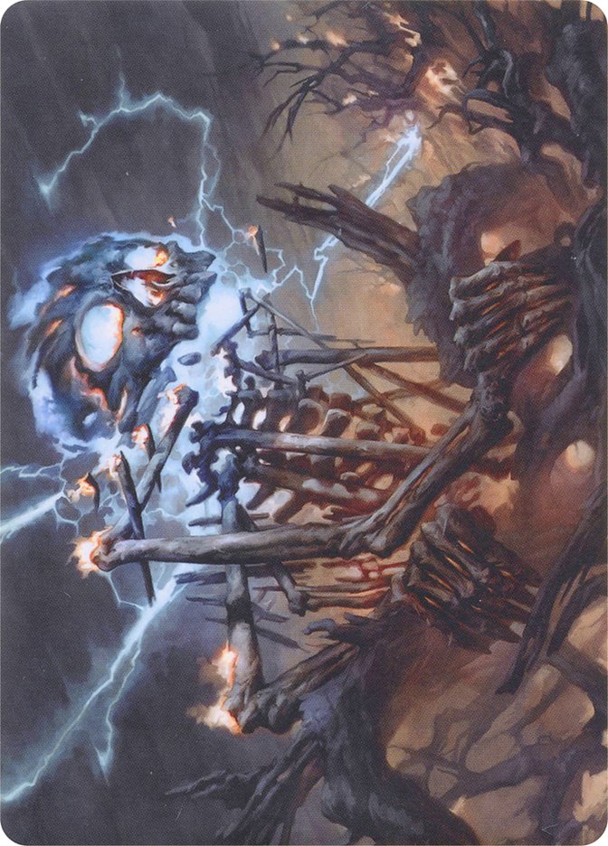 Lightning Skelemental // Lightning Skelemental [Modern Horizons Art Series] | PLUS EV GAMES 