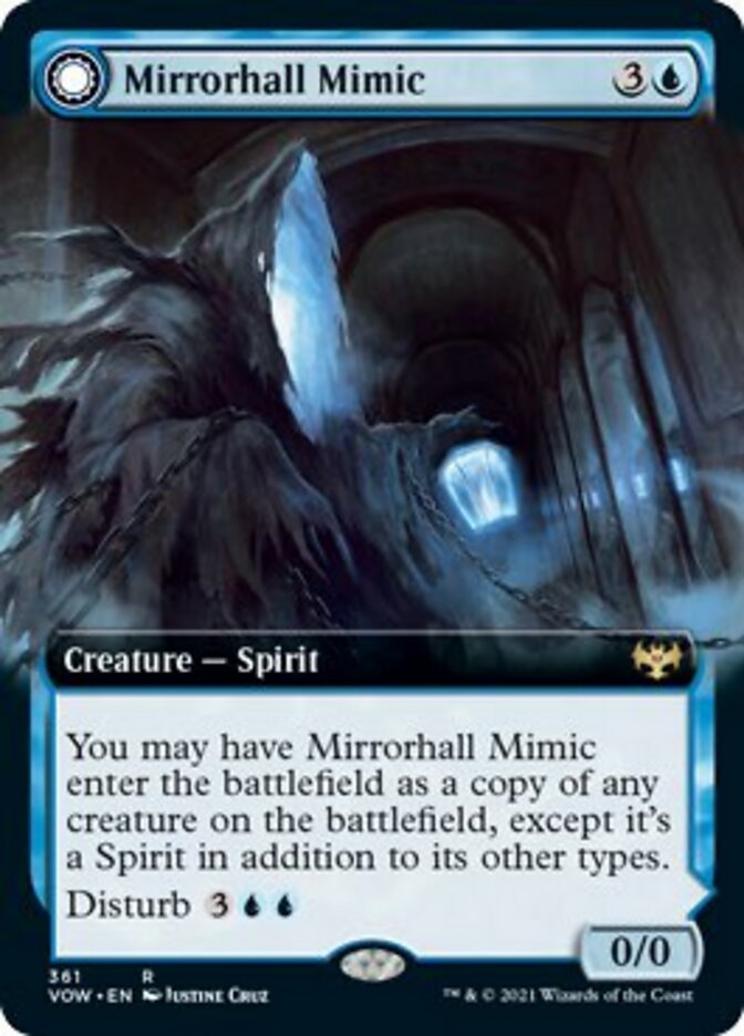 Mirrorhall Mimic // Ghastly Mimicry (Extended) [Innistrad: Crimson Vow] | PLUS EV GAMES 