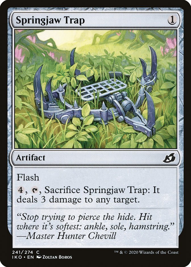 Springjaw Trap [Ikoria: Lair of Behemoths] | PLUS EV GAMES 