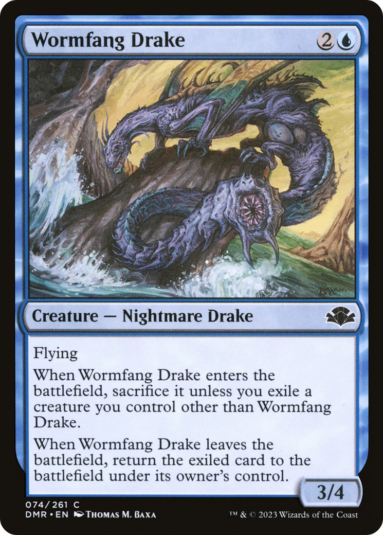 Wormfang Drake [Dominaria Remastered] | PLUS EV GAMES 