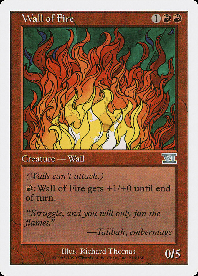 Wall of Fire [Classic Sixth Edition] | PLUS EV GAMES 