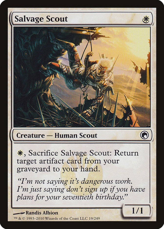 Salvage Scout [Scars of Mirrodin] | PLUS EV GAMES 