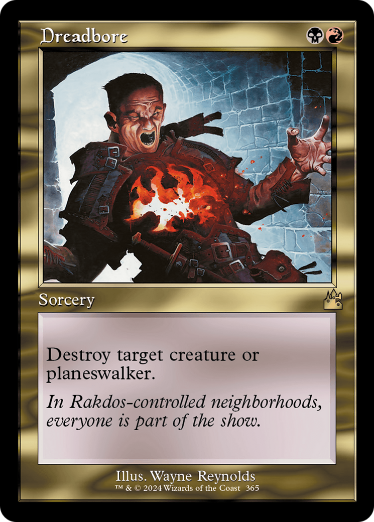 Dreadbore (Retro Frame) [Ravnica Remastered] | PLUS EV GAMES 