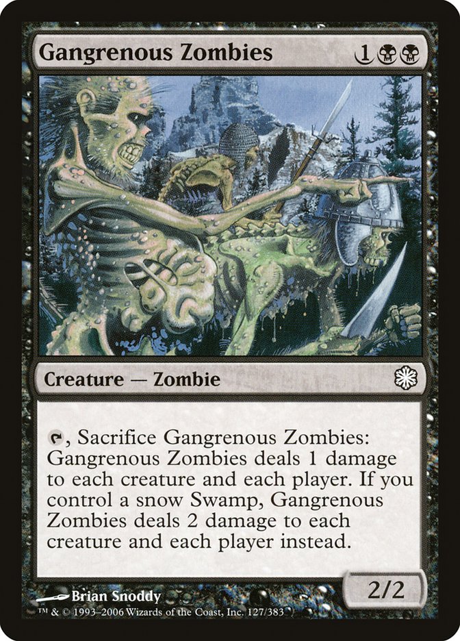 Gangrenous Zombies [Coldsnap Theme Decks] | PLUS EV GAMES 