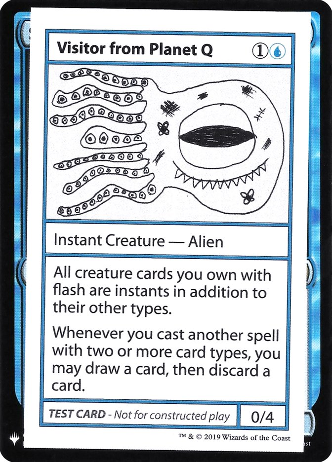 Visitor from Planet Q [Mystery Booster Playtest Cards] | PLUS EV GAMES 