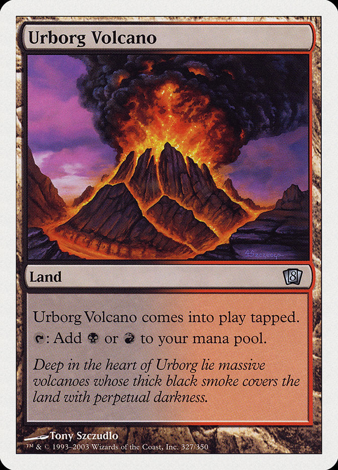 Urborg Volcano [Eighth Edition] | PLUS EV GAMES 