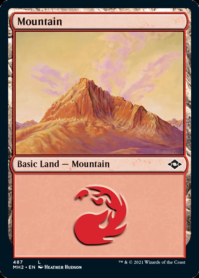Mountain (487) [Modern Horizons 2] | PLUS EV GAMES 