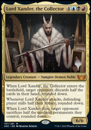 Lord Xander, the Collector (Promo Pack) [Streets of New Capenna Promos] | PLUS EV GAMES 