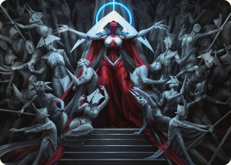 Elesh Norn, Mother of Machines Art Card [Phyrexia: All Will Be One Art Series] | PLUS EV GAMES 