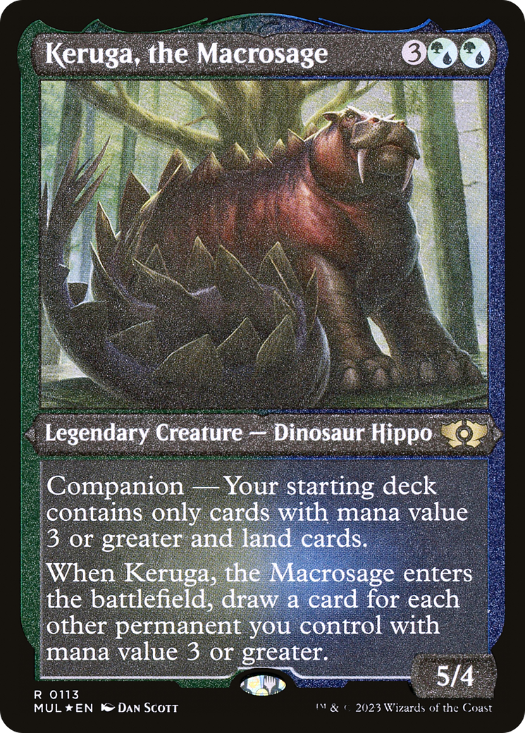 Keruga, the Macrosage (Foil Etched) [Multiverse Legends] | PLUS EV GAMES 