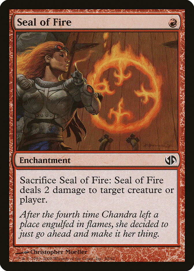 Seal of Fire [Duel Decks: Jace vs. Chandra] | PLUS EV GAMES 