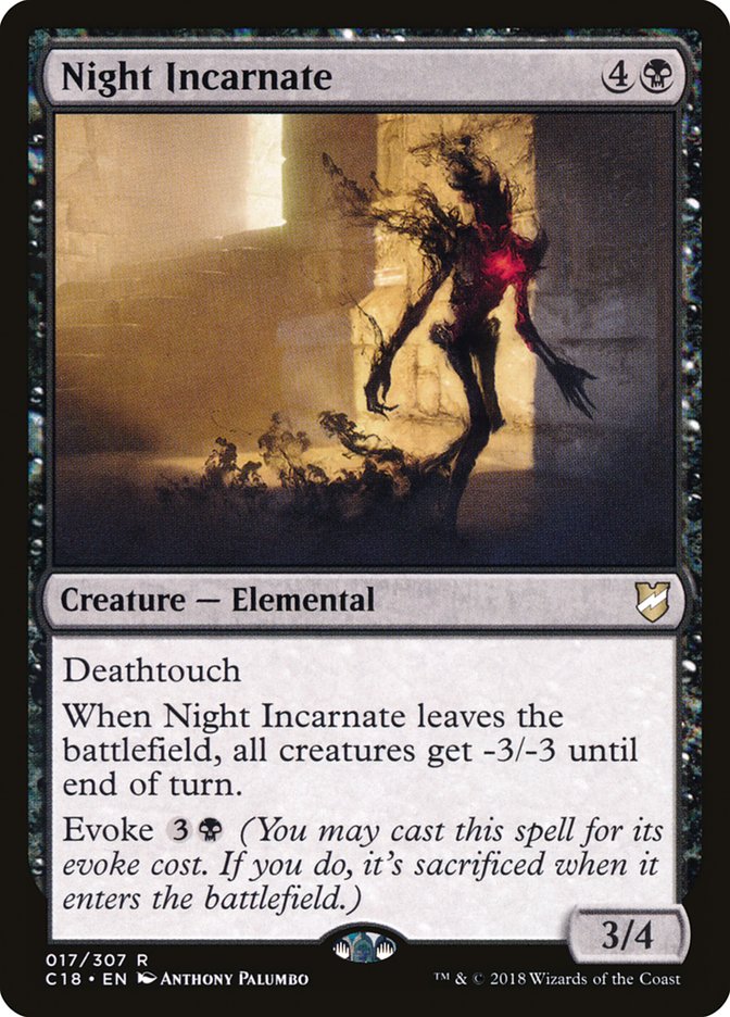 Night Incarnate [Commander 2018] | PLUS EV GAMES 