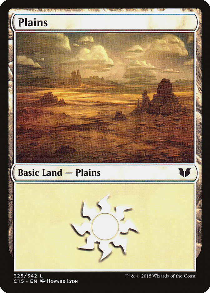 Plains (325) [Commander 2015] | PLUS EV GAMES 