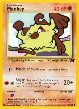 Mankey (61/82) [Team Rocket] | PLUS EV GAMES 