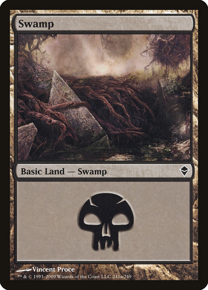 Swamp (241a) [Zendikar] | PLUS EV GAMES 