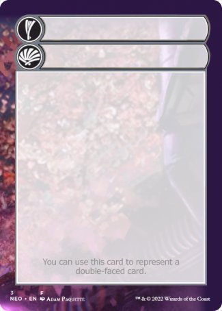 Helper Card (3/9) [Kamigawa: Neon Dynasty Tokens] | PLUS EV GAMES 