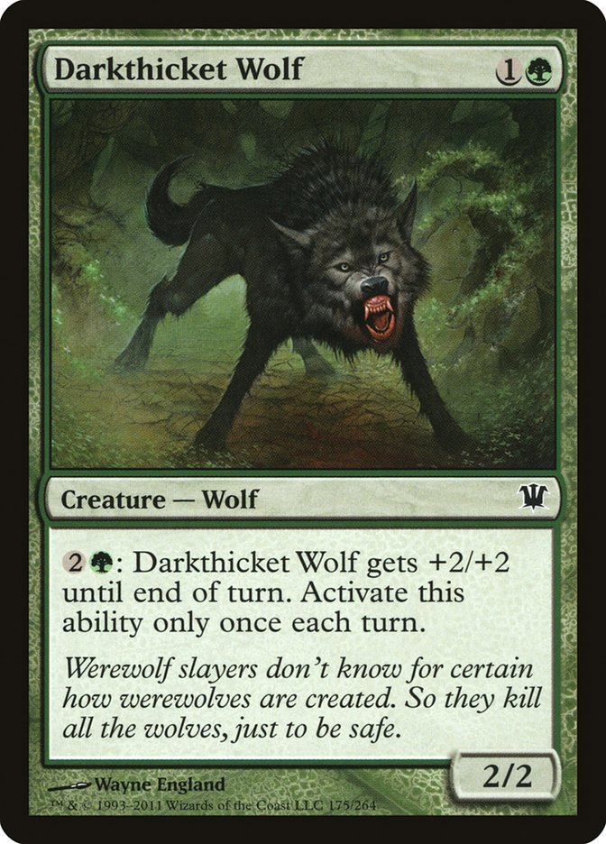 Darkthicket Wolf [Innistrad] | PLUS EV GAMES 