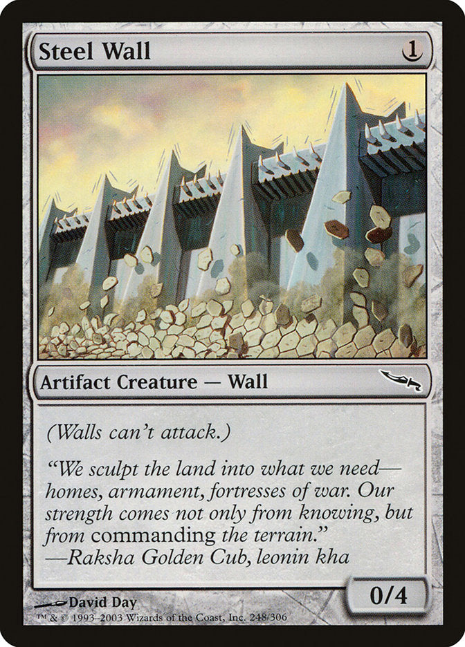 Steel Wall [Mirrodin] | PLUS EV GAMES 