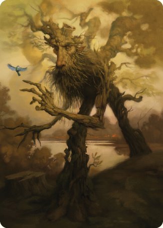 Treefolk Token Art Card [The Lord of the Rings: Tales of Middle-earth Art Series] | PLUS EV GAMES 