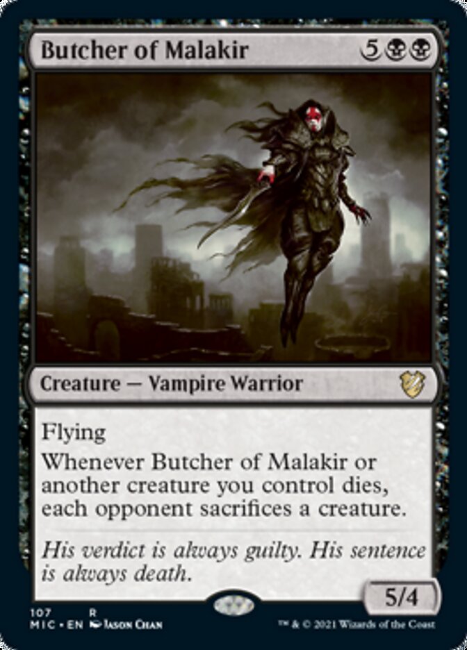 Butcher of Malakir [Innistrad: Midnight Hunt Commander] | PLUS EV GAMES 