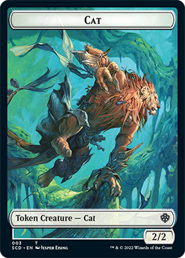 Insect // Cat Double-Sided Token [Starter Commander Decks] | PLUS EV GAMES 