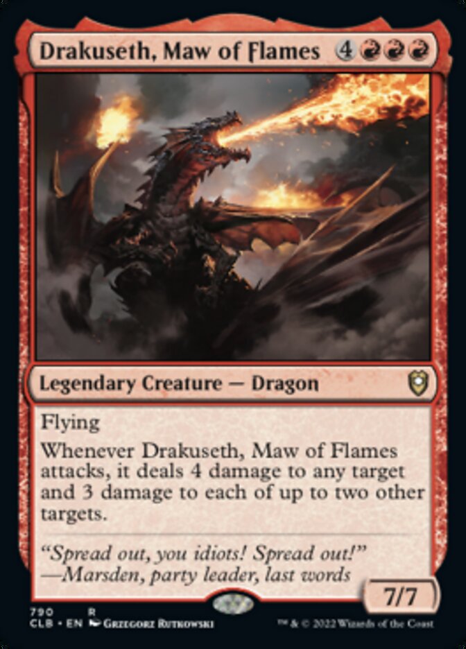 Drakuseth, Maw of Flames [Commander Legends: Battle for Baldur's Gate] | PLUS EV GAMES 