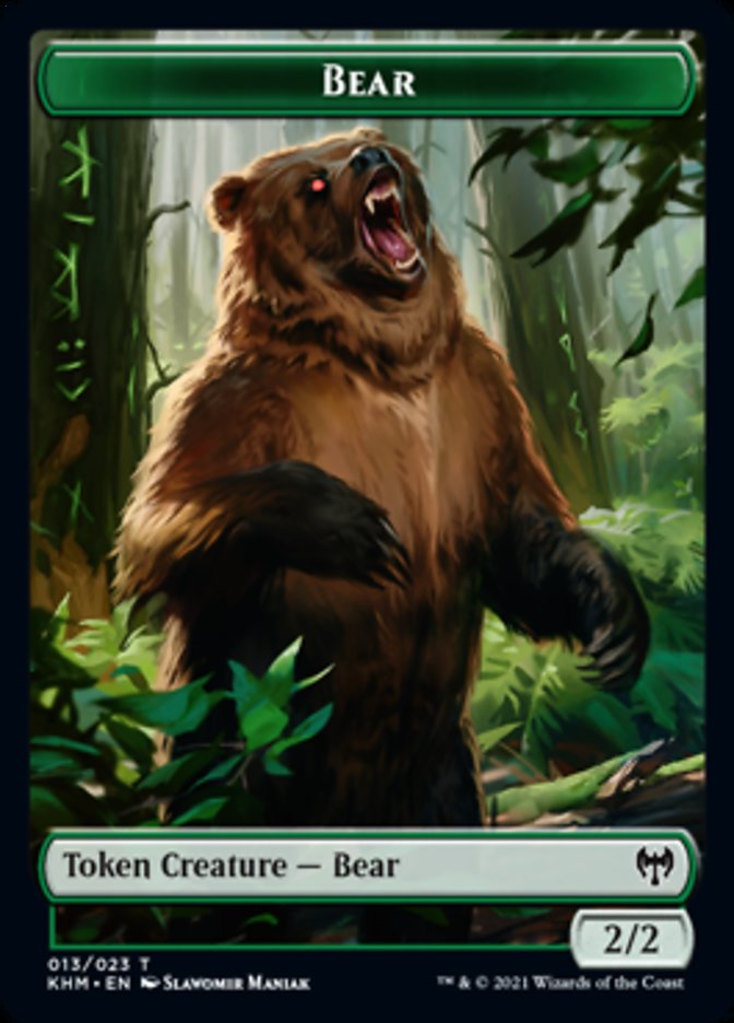 Bear [Kaldheim Tokens] | PLUS EV GAMES 